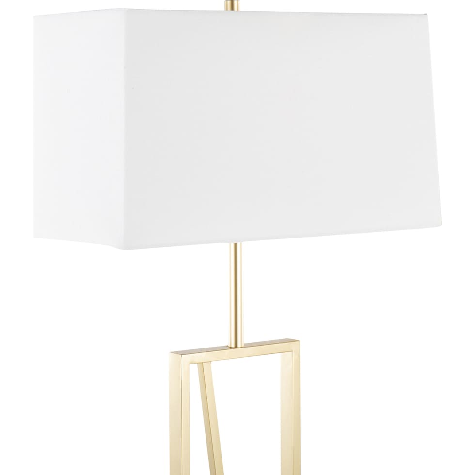 nellie gold floor lamp   