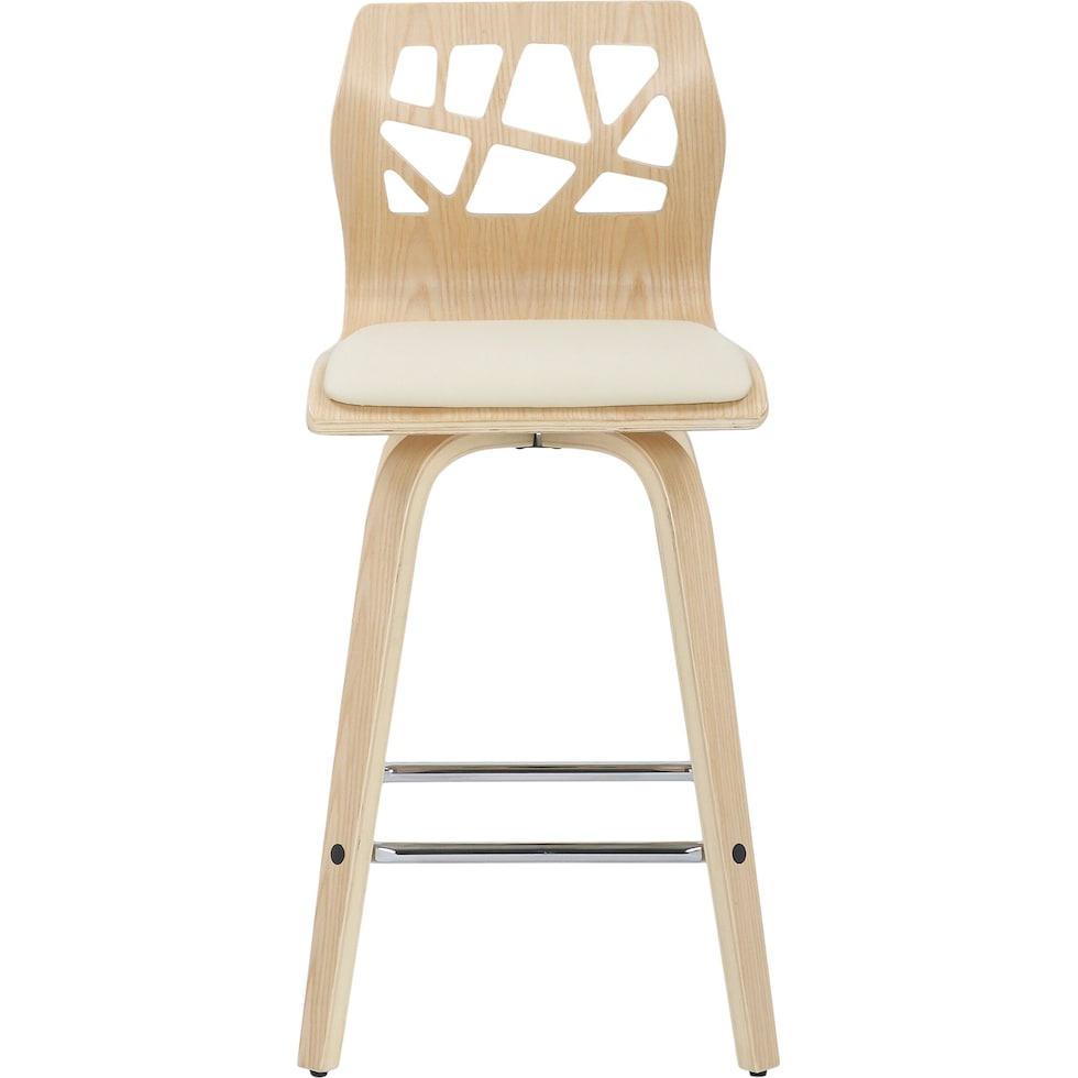 nellie light brown counter height stool   