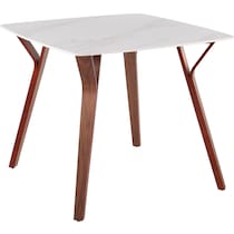 nellie white dining table   