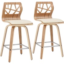 nellie zebra counter height stool   