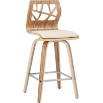 nellie zebra counter height stool   