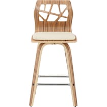 nellie zebra counter height stool   