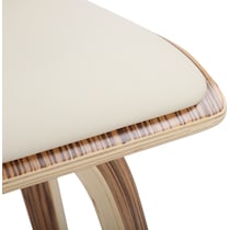 nellie zebra counter height stool   