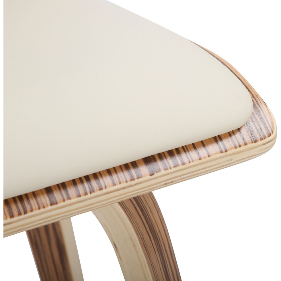 nellie zebra counter height stool   