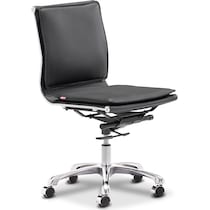 nelson black office chair   