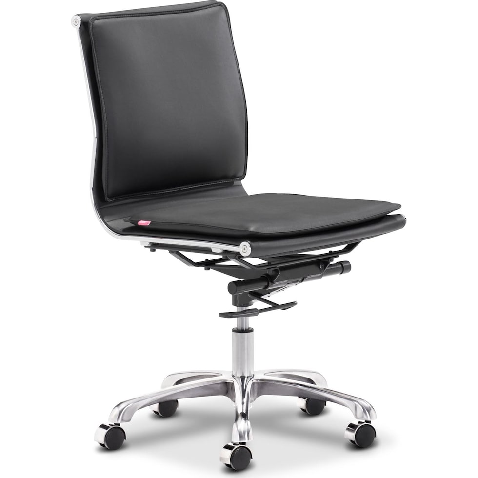 nelson black office chair   