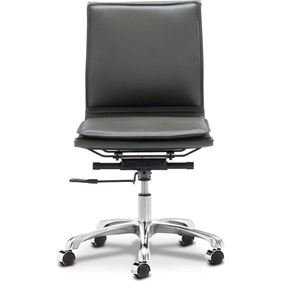 nelson black office chair   