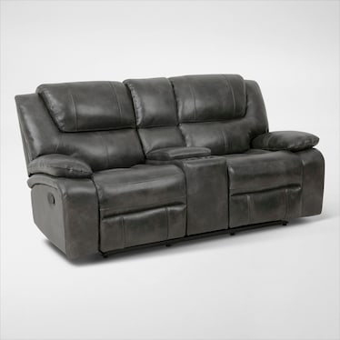 Nelson Manual Reclining Loveseat with USB Charging