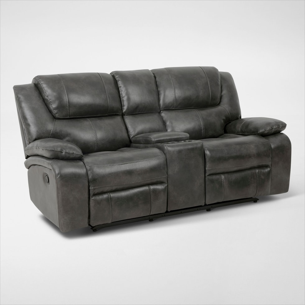 nelson gray loveseat   