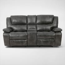 nelson gray loveseat   