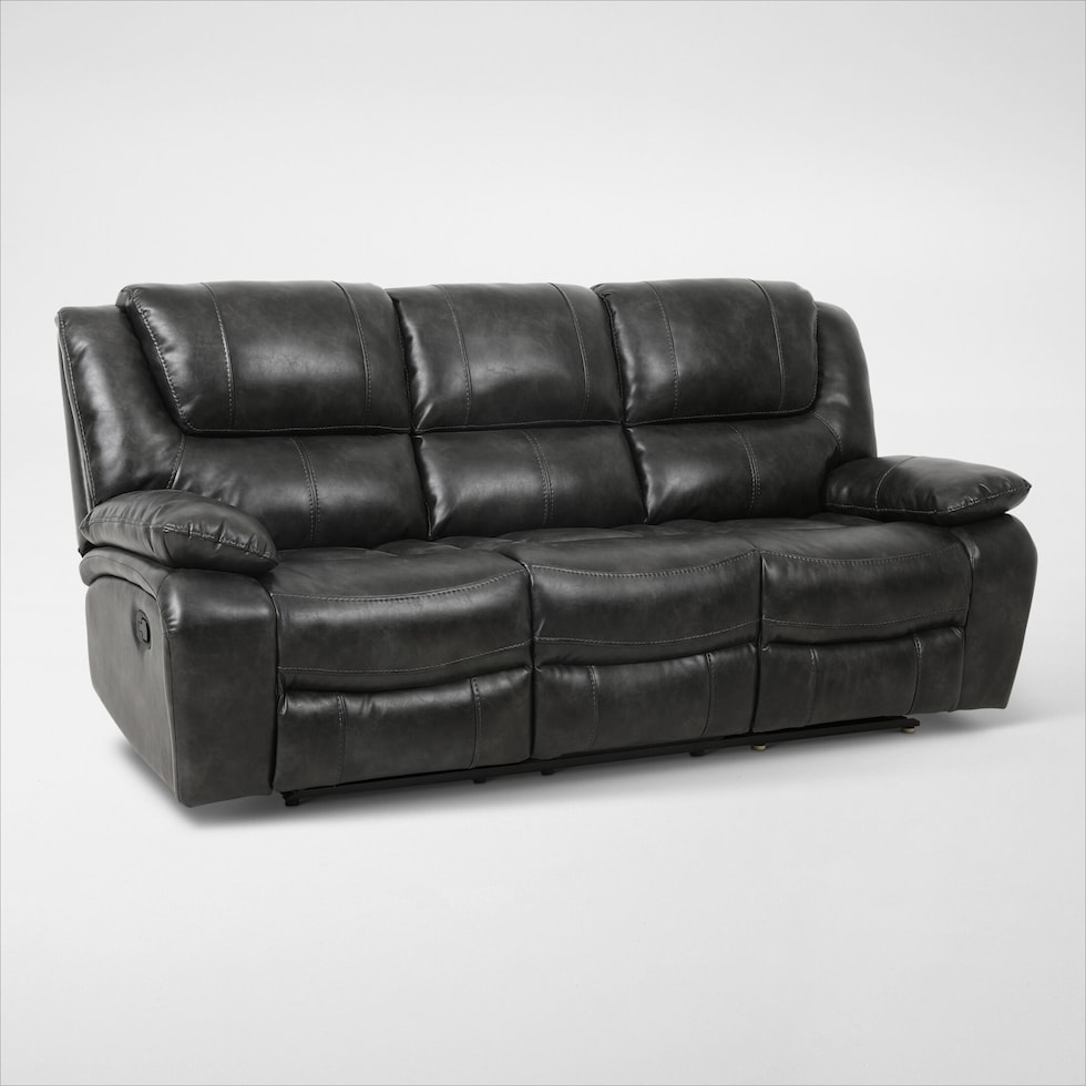 nelson gray sofa   