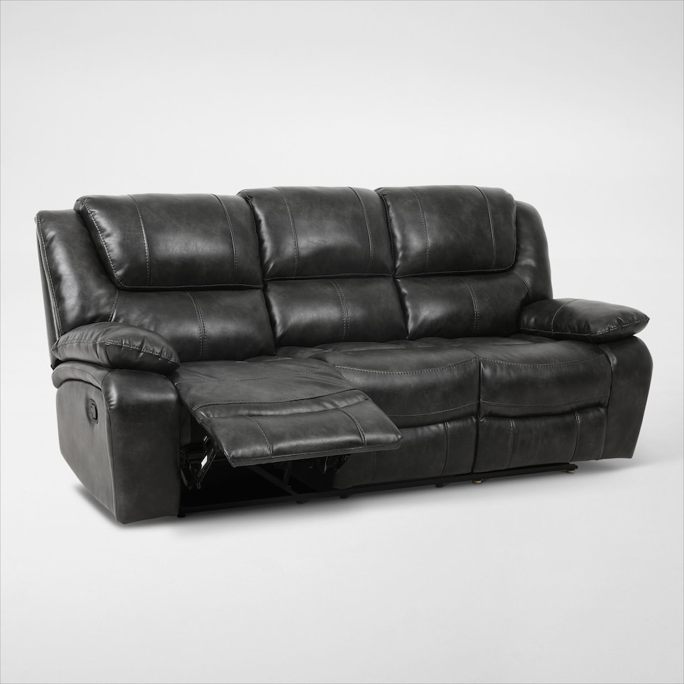 nelson gray sofa   