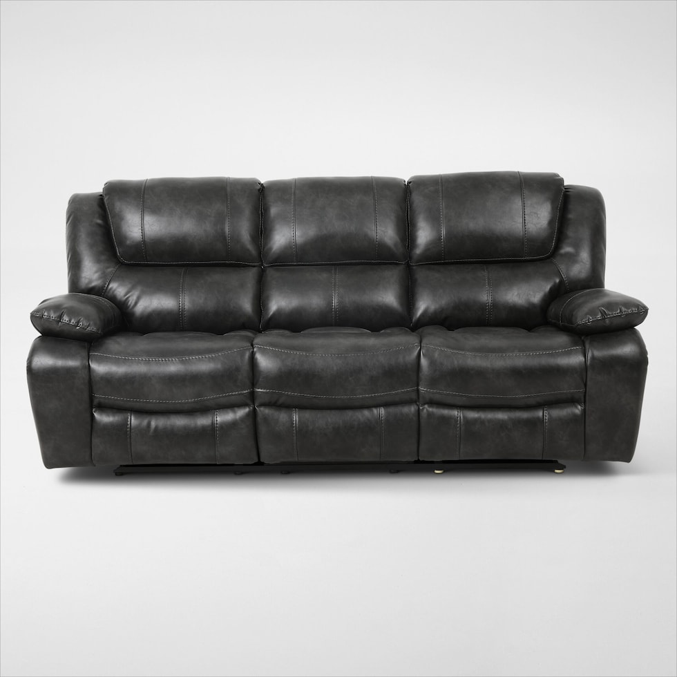 nelson gray sofa   