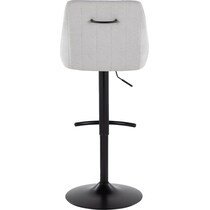neo gray black bar stool   