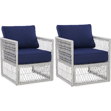 Nesika Set of 2 Outdoor Chairs