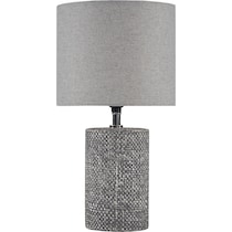 nesika gray table lamp   