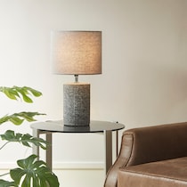 nesika gray table lamp   