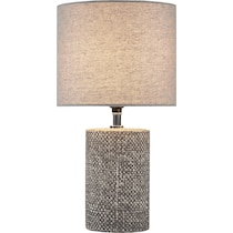 nesika gray table lamp   