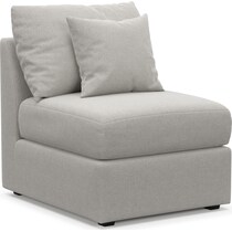 nest basker dove armless chair   