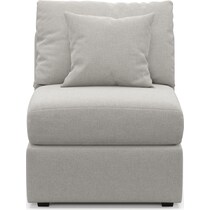 nest basker dove armless chair   