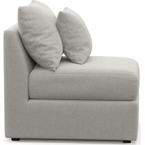 nest basker dove armless chair   