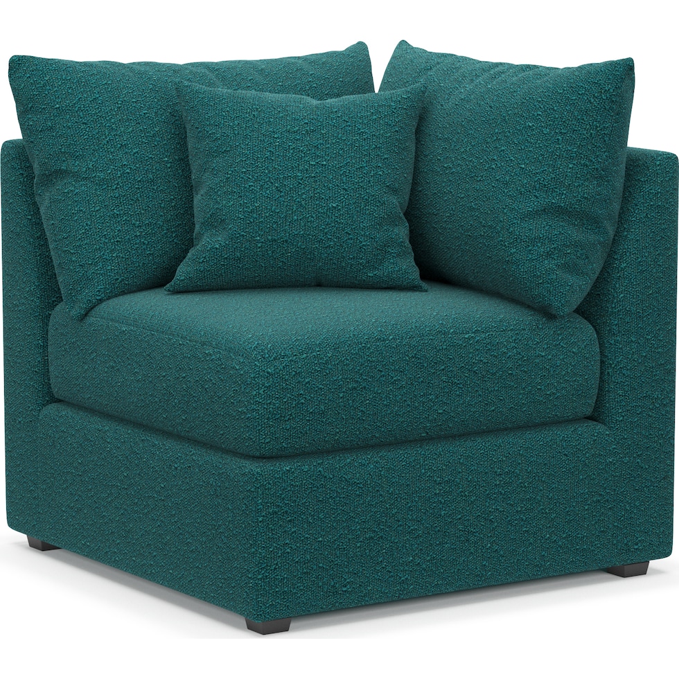 nest blue corner chair   