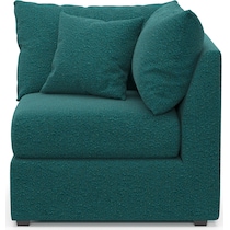 nest blue corner chair   