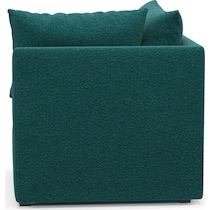 nest blue corner chair   
