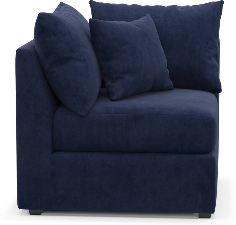 Nest Foam Comfort Corner Chair Bella Navy American Signature Furniture