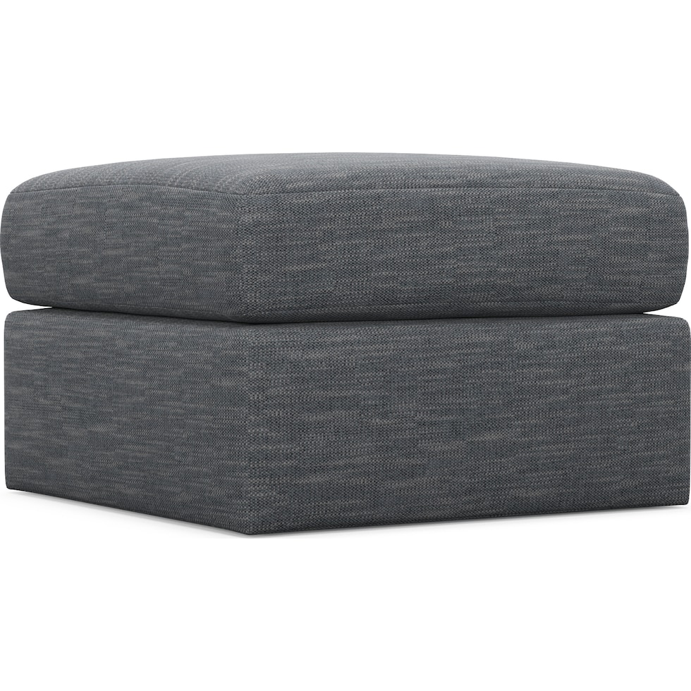 nest blue ottoman   
