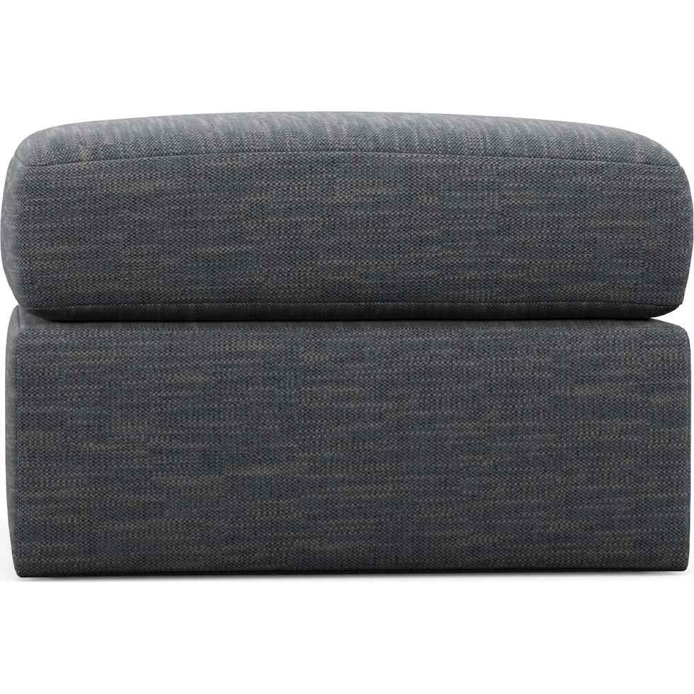 nest blue ottoman   