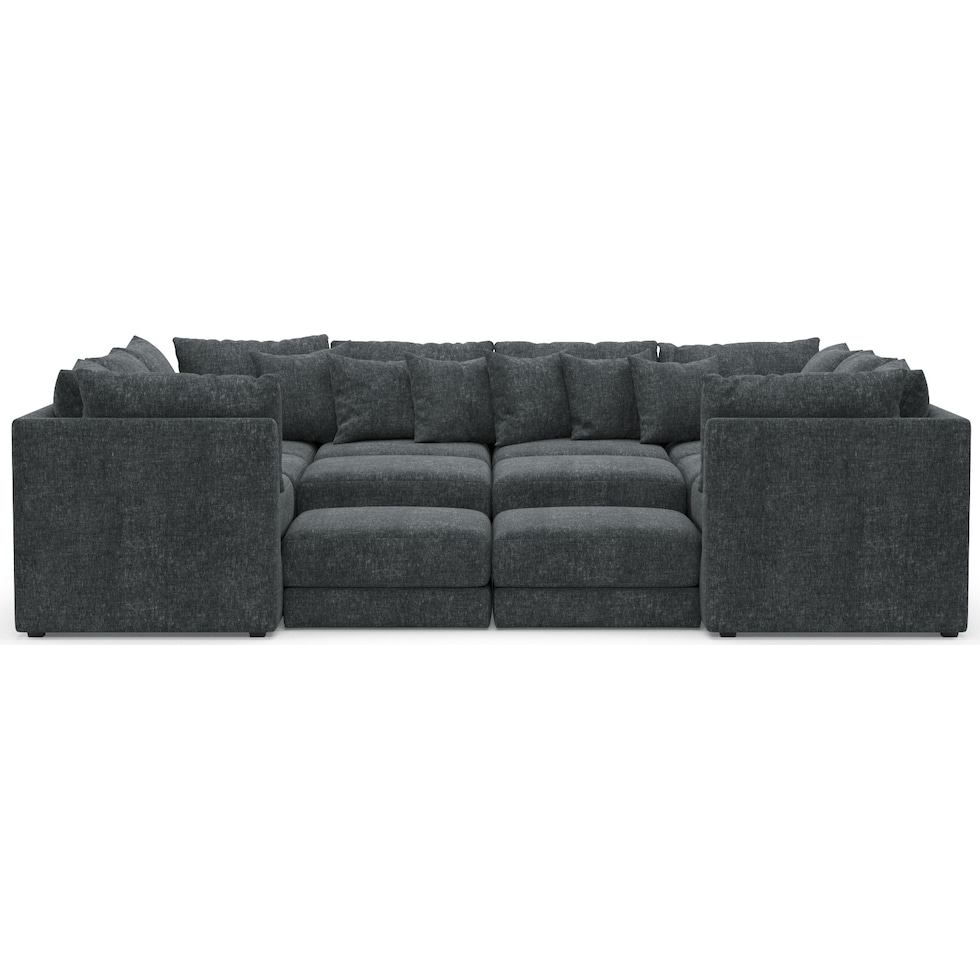 nest blue sectional   