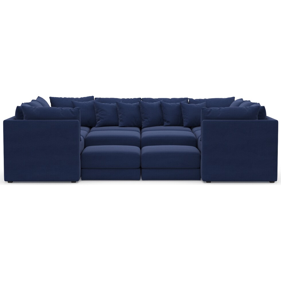 nest blue sectional   