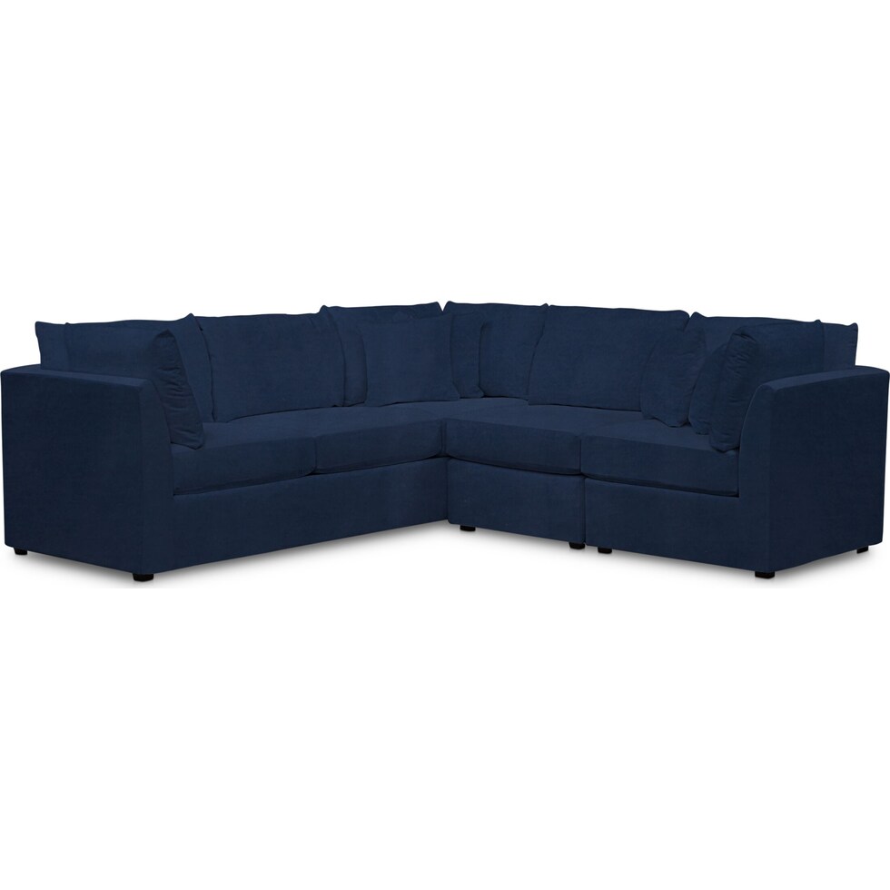 nest blue sectional   