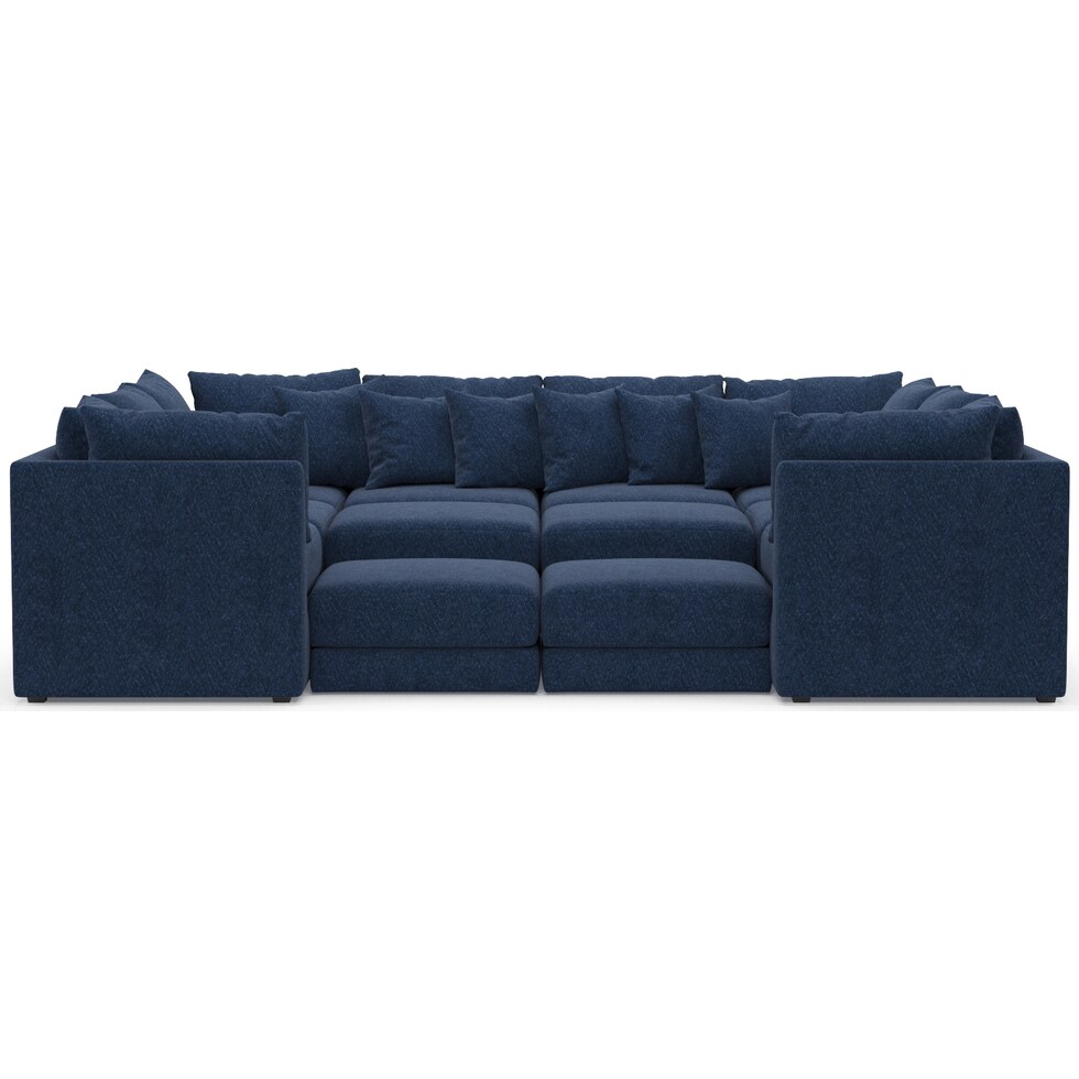 nest blue sectional   