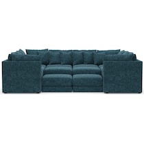 nest blue sectional   