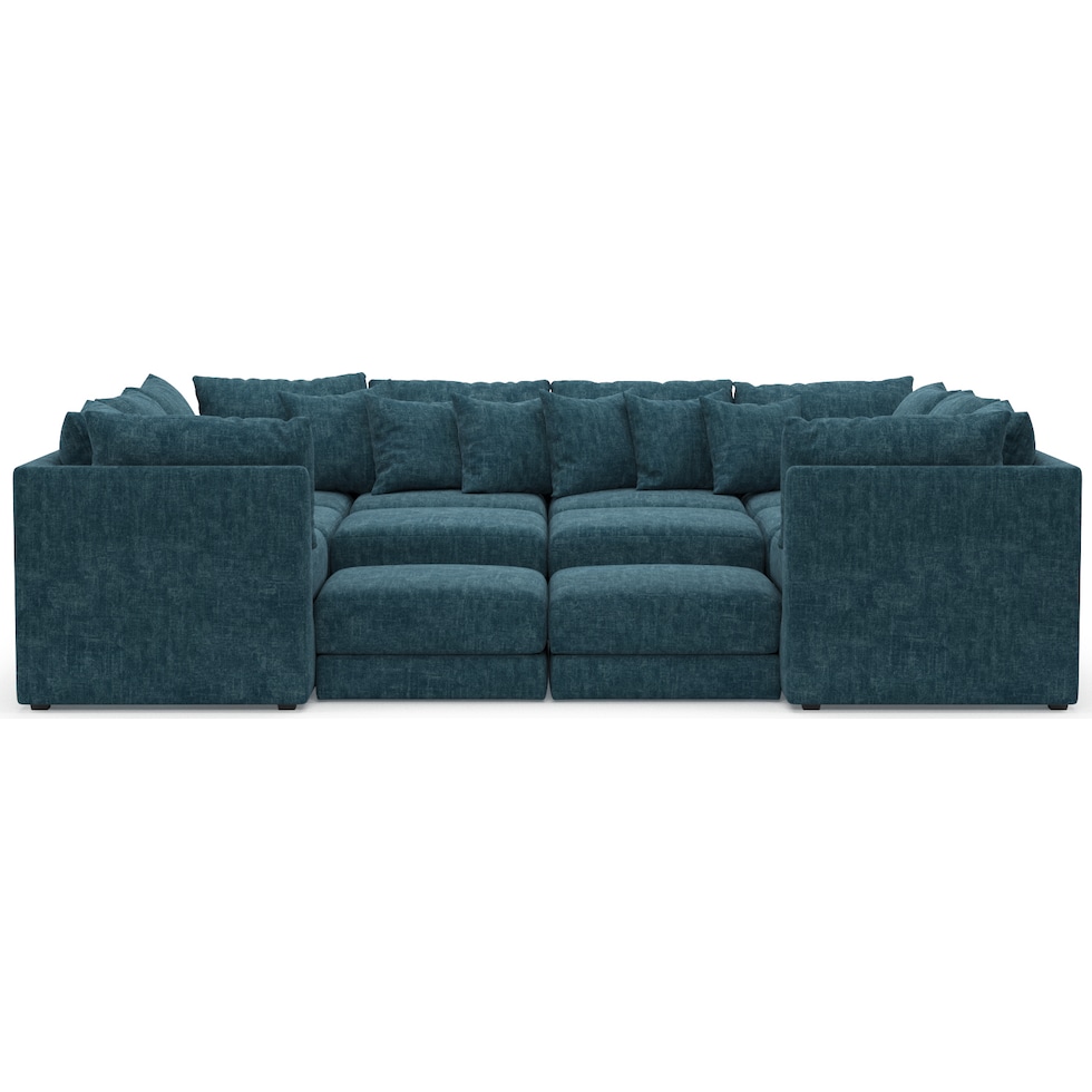 nest blue sectional   