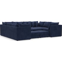 nest blue sectional   