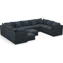 nest blue sectional   