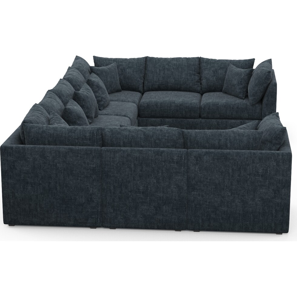 nest blue sectional   