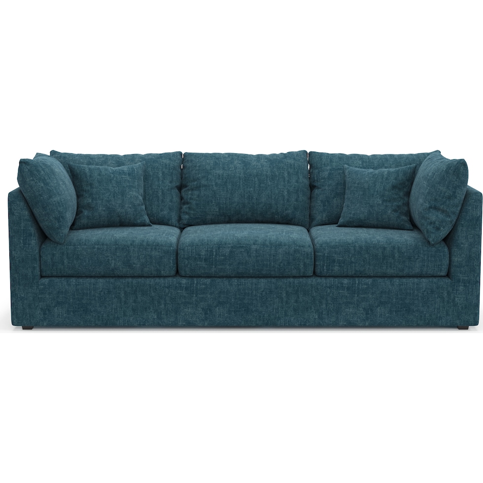 nest blue sofa   