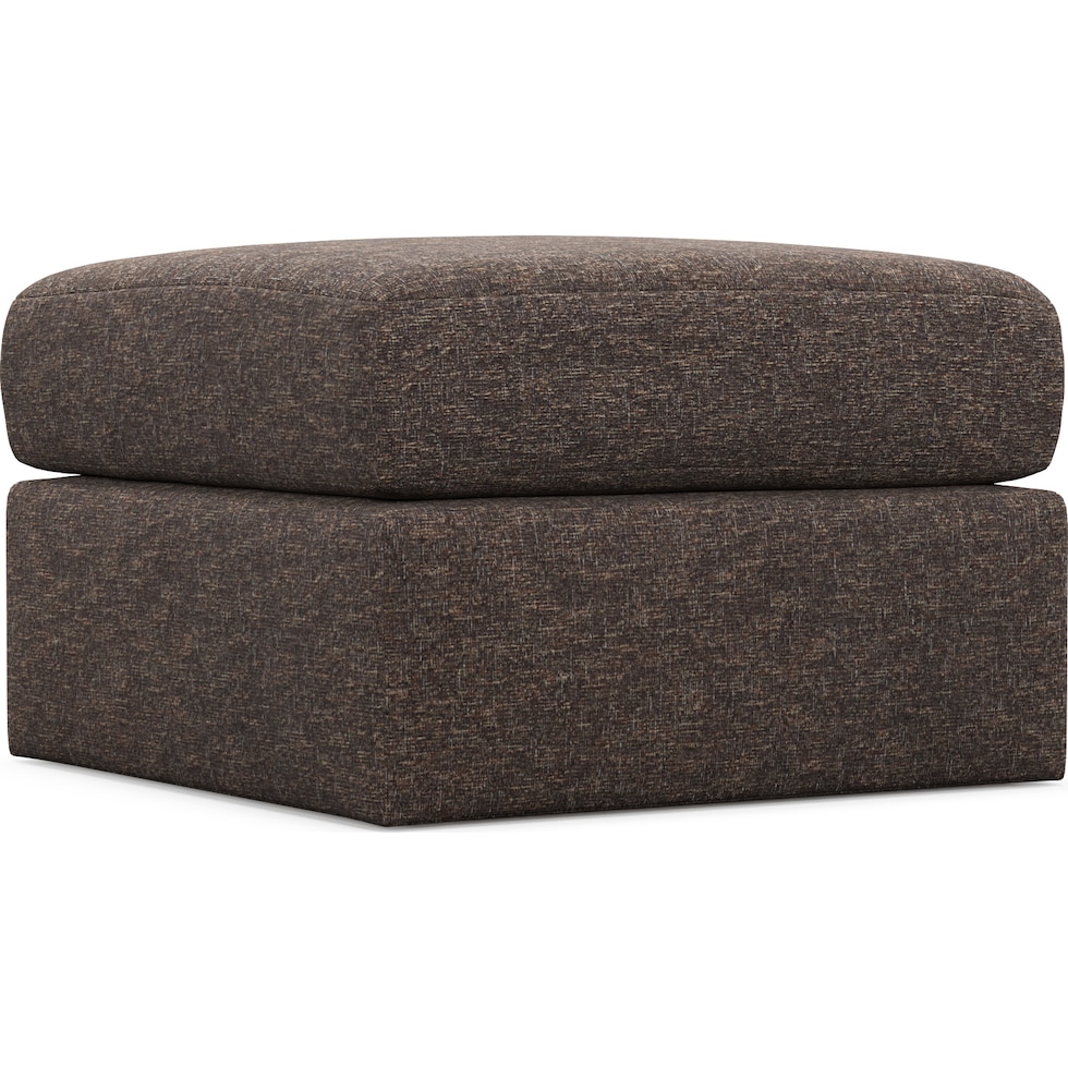nest dark brown ottoman   