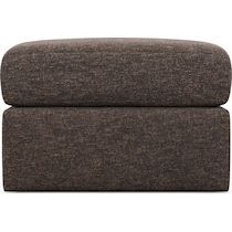 nest dark brown ottoman   