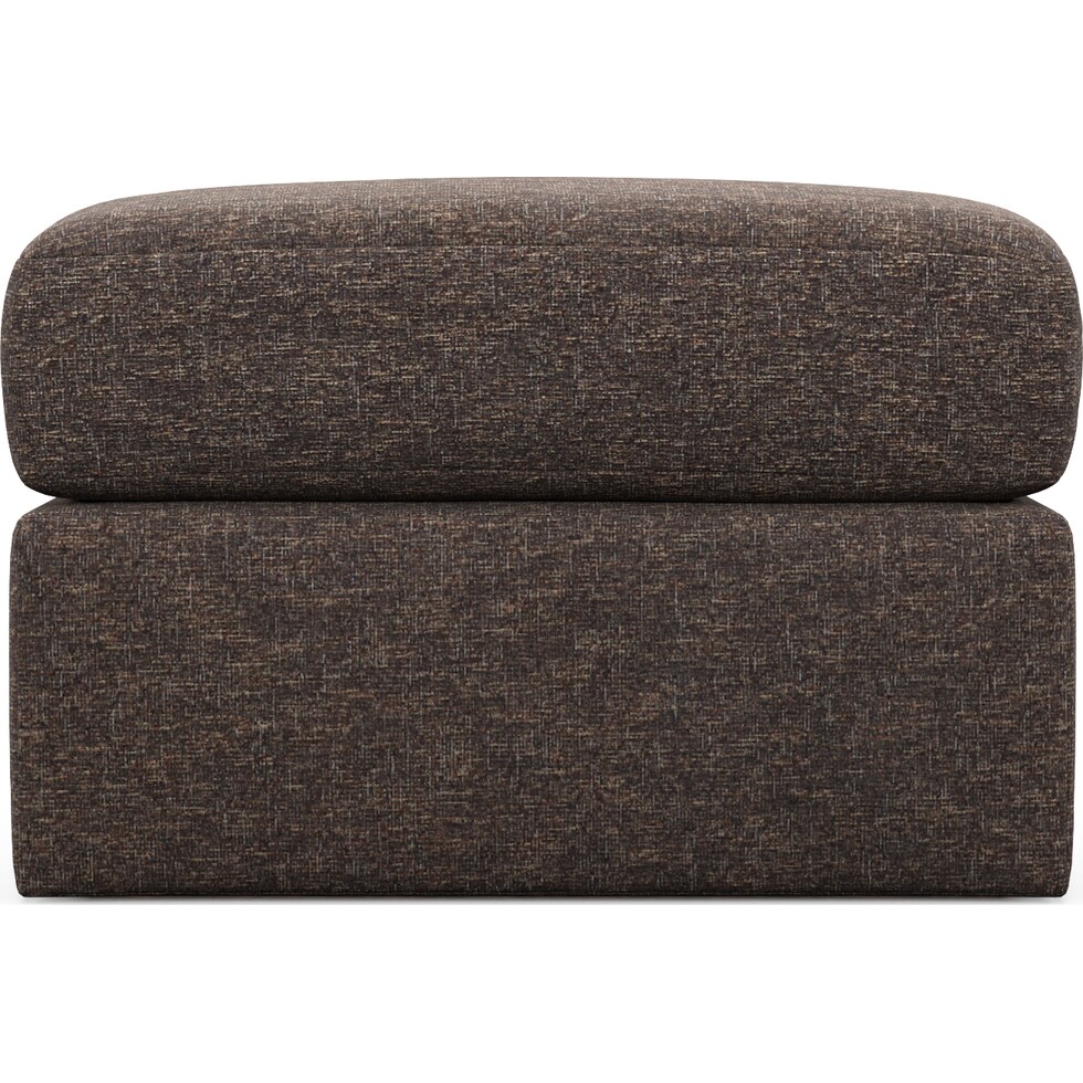 nest dark brown ottoman   
