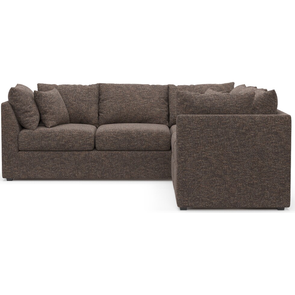 nest dark brown sectional   