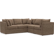 nest dark brown sectional   