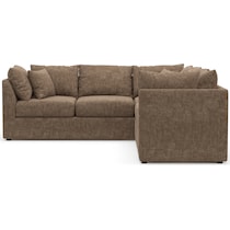 nest dark brown sectional   