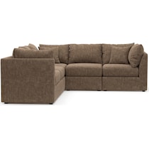 nest dark brown sectional   