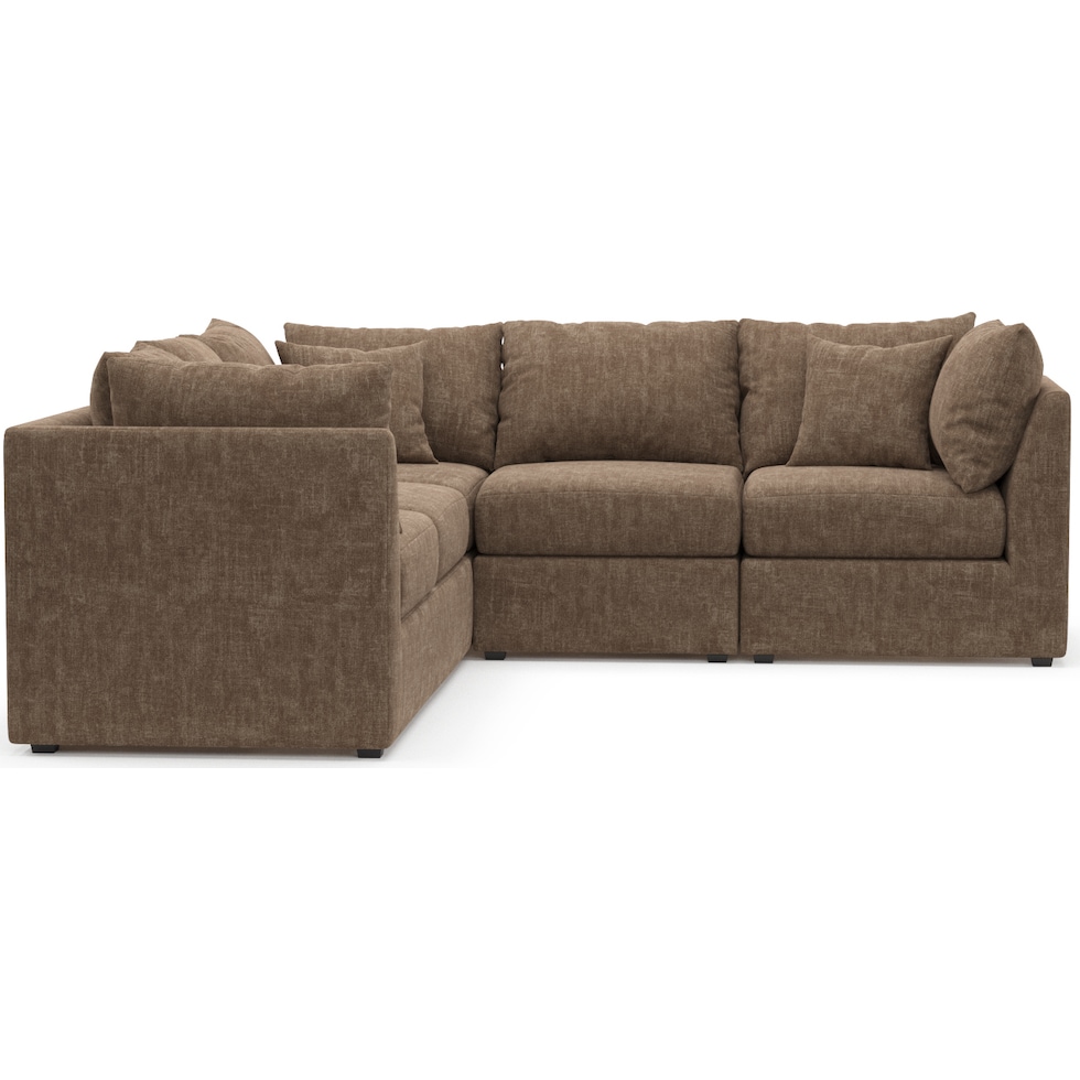 nest dark brown sectional   