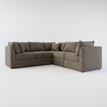 nest dark brown sectional web   